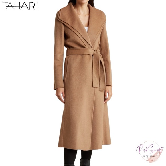 Tahari Jackets & Blazers - TAHARI -  Elliot Wool Blend Coat | US L/G